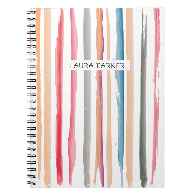 Cuaderno Naranja Rosa A La Banda Mínimo Profesional Girly (Frente)