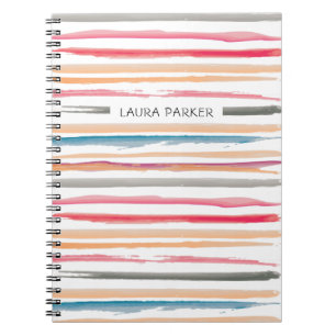 Cuaderno Naranja Rosa A La Banda Mínimo Profesional Girly