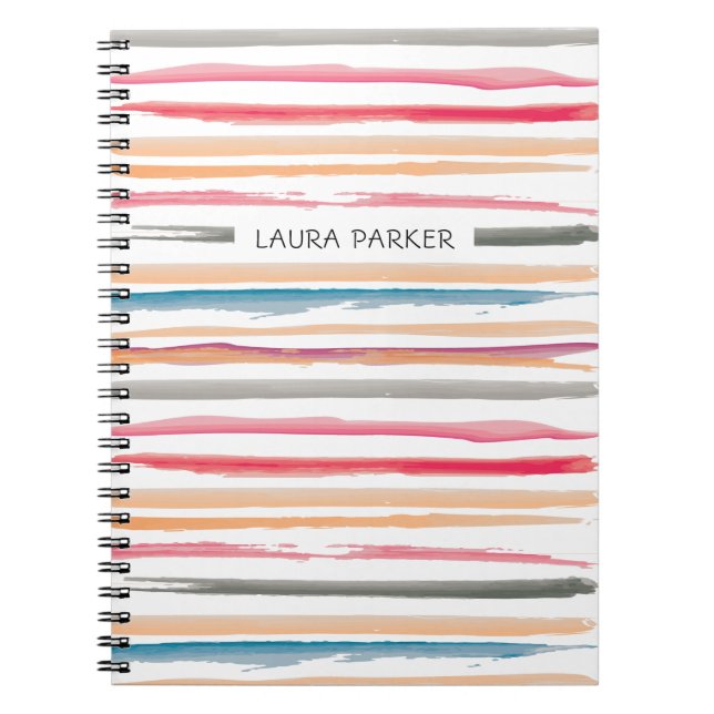 Cuaderno Naranja Rosa A La Banda Mínimo Profesional Girly (Frente)