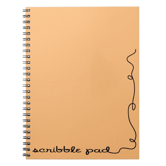 Cuaderno Naranja Scribble Pad (Frente)