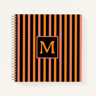 Cuaderno Naranja simple y Salmon Stried Inicial