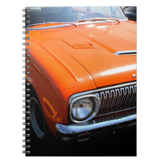 Cuaderno Naranja Vehículo Vintage ~ de Sharon Dawn ~