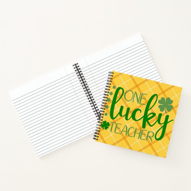 Cuaderno Naranja VERDE AMARILLO UN PROFESOR AFORTUNADO (Interior)