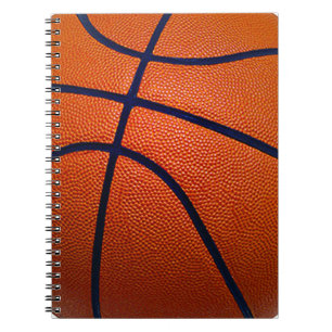 Cuaderno Naranja y baloncesto negro