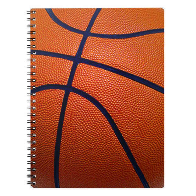 Cuaderno Naranja y baloncesto negro (Frente)