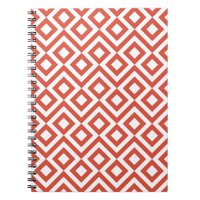 Cuaderno Naranja y meandro blanco (Frente)