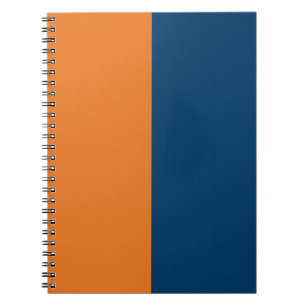 Cuaderno Naranja y PERSONALIZADO azul