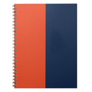 Cuaderno Naranja y PERSONALIZADO Azul de la Marina