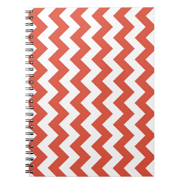Cuaderno Naranja y Zigzag blanco (Frente)