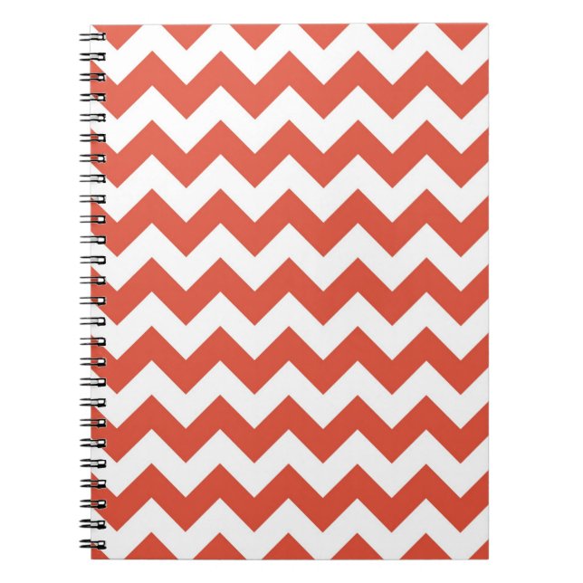 Cuaderno Naranja y Zigzag blanco (Frente)