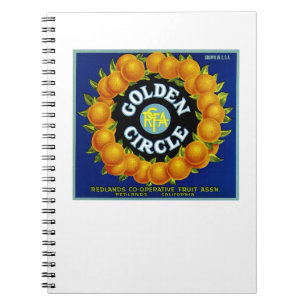 Cuaderno Naranjas del Círculo Dorado