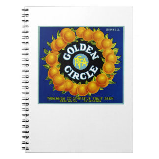 Cuaderno Naranjas del Círculo Dorado
