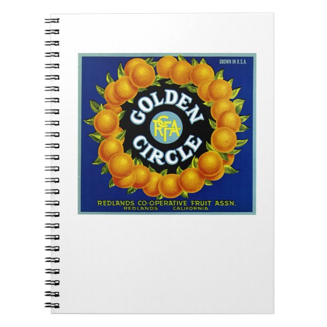 Cuaderno Naranjas del Círculo Dorado (Frente)