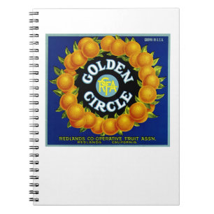Cuaderno Naranjas del Círculo Dorado