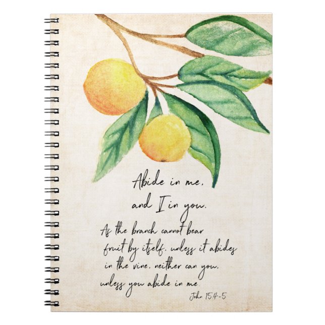 Cuaderno Naranjas fructíferos de Christian Abide (Frente)