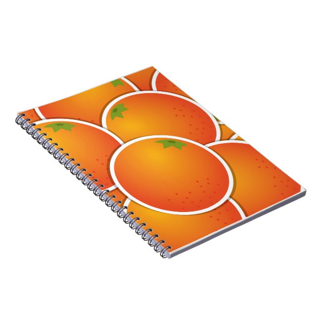 Cuaderno Naranjas graciosos (Lado Derecho)