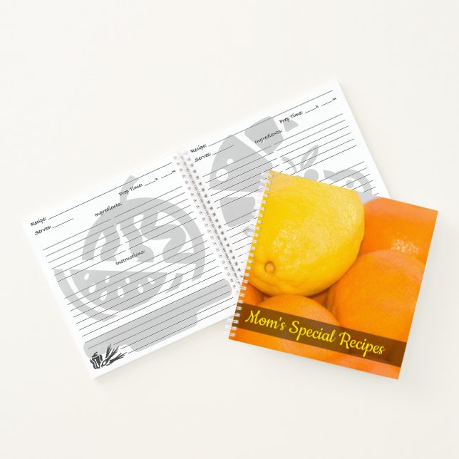Cuaderno Naranjas y Lemon Close-Up Photograph (Interior)