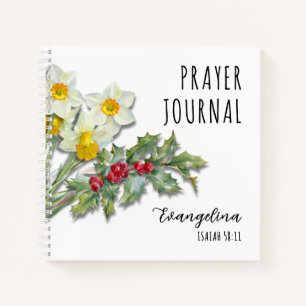 Cuaderno Narciso Flor de Pascua Cristiana Oración