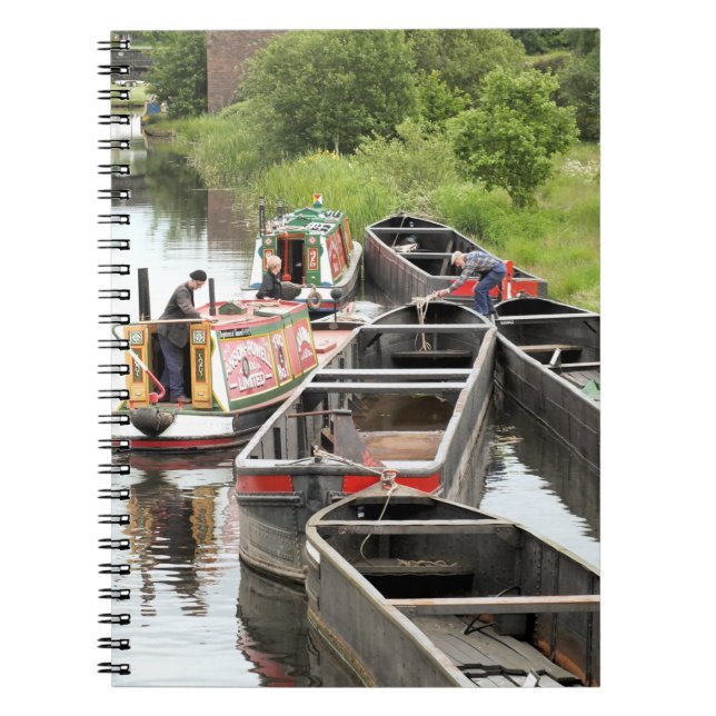 CUADERNO NARROWBOATS EN EL CANAL (Frente)