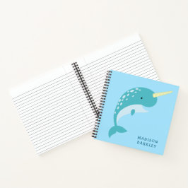 Cuaderno Narval Niño Cute Ballena