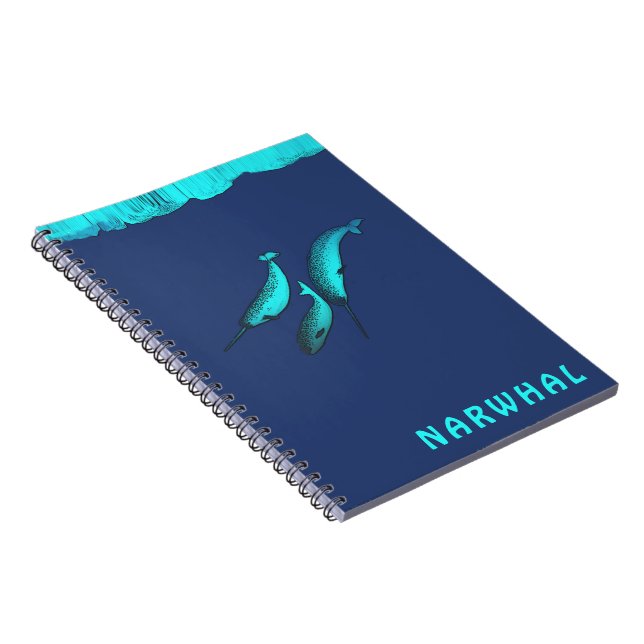 Cuaderno Narwhal Bajo El Hielo (Lado Derecho)