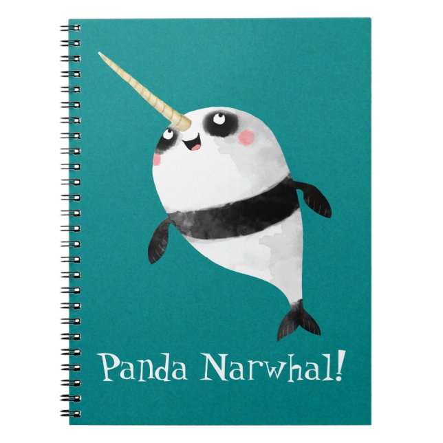 Cuaderno Narwhal y panda en uno (Frente)
