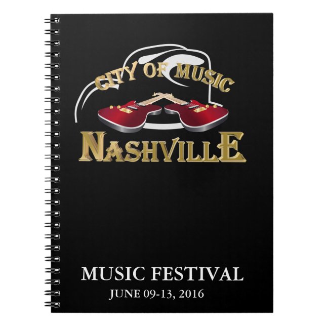 Cuaderno Nashville. Ciudad de la música (Frente)