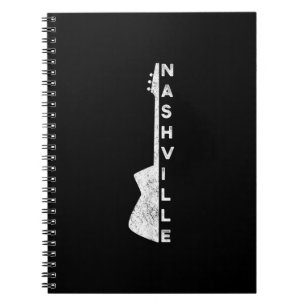Cuaderno Nashville Guitar Country Music Avers Gifts