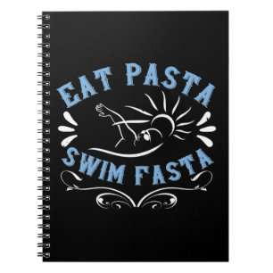 Cuaderno Natación - Comer Pasta Natación Fasta