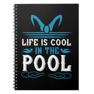 Cuaderno Natación - La vida es fresca en la piscina