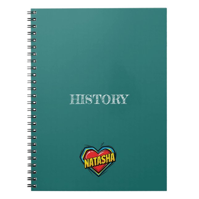 Cuaderno Natasha Green (Frente)
