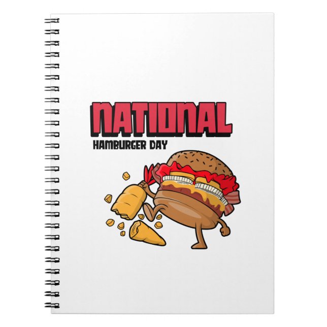 Cuaderno National Hamburger Day (Frente)