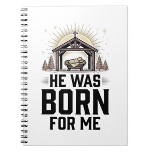 Cuaderno Natividad Cristiana Él Nació Para Mí