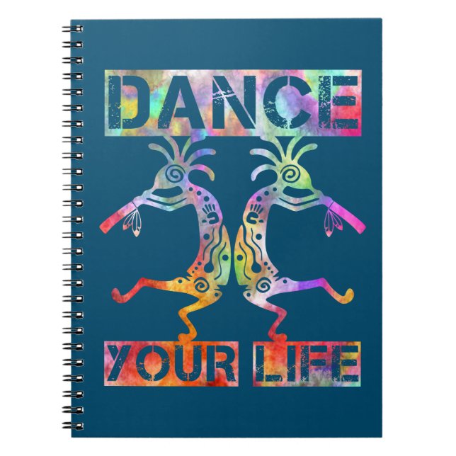 Cuaderno Nativos Americanos Kokopelli - Baila Tu Vida 3 (Frente)