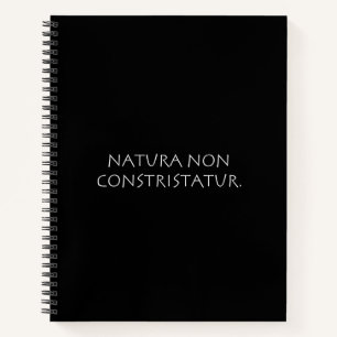 Cuaderno Natura no constristatur