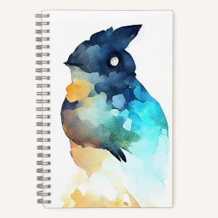 Cuaderno Naturaleza animal de aves Naturaleza acuarela Arte