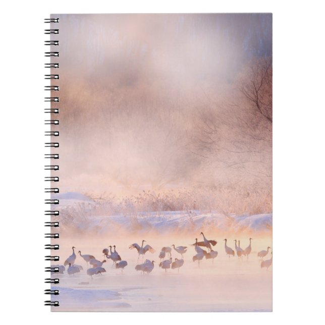 Cuaderno Naturaleza de invierno de Japón. Escena de vida si (Frente)