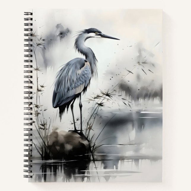 Cuaderno Naturaleza de la garza (Anverso)