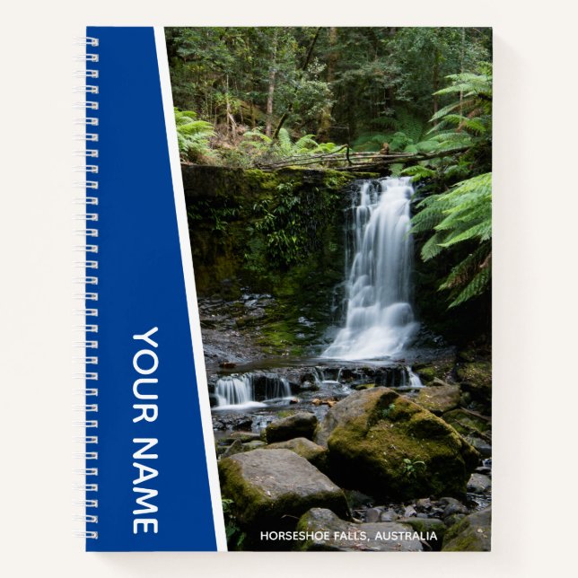 Cuaderno Naturaleza de las cascadas de los bosques tropical (Anverso)
