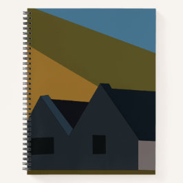 Cuaderno Naturaleza de las montañas de las casas