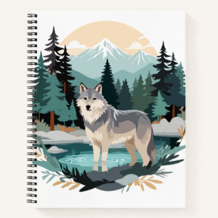Cuaderno Naturaleza de los animales salvajes de Wolf