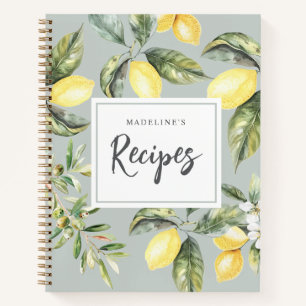 Cuaderno Naturaleza de los cítricos limoneros Receta Rusa P