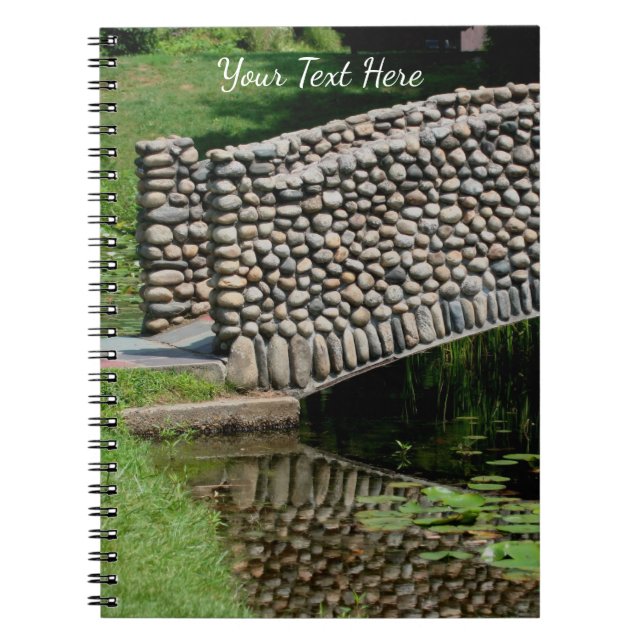 Cuaderno Naturaleza de los Lilypads del puente de piedra (Frente)