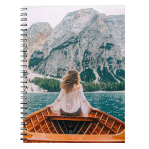 Cuaderno Naturaleza del lago alpino de Silhouette