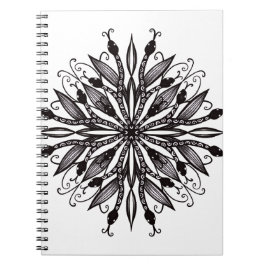 Cuaderno Naturaleza gótico Amor Negro Y Blanco