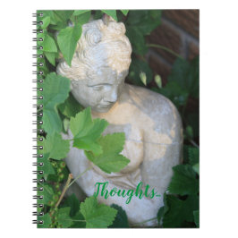 Cuaderno Naturaleza Motivacional de la Escultura Jardín Ver