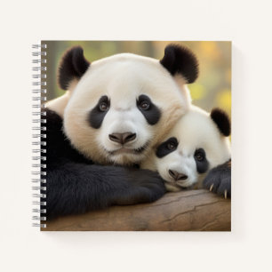 Cuaderno Naturaleza salvaje de Panda Animal Wild Beauty Fre