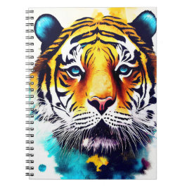 Cuaderno Naturaleza salvaje del tigre Color de los animales