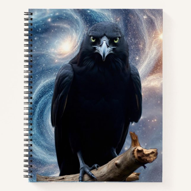 Cuaderno Naturaleza silvestre Crow-Raven (Anverso)