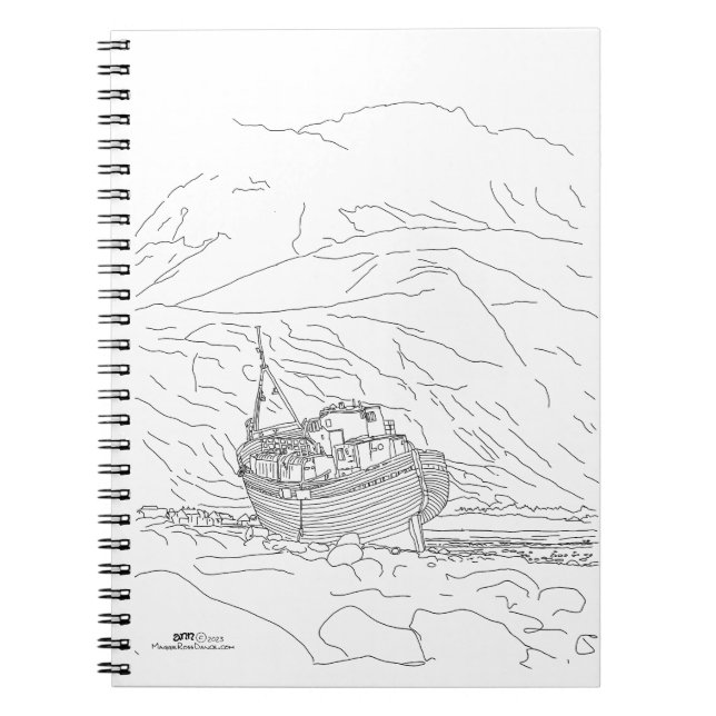 Cuaderno Naufragio de Corpach Escocia (Frente)